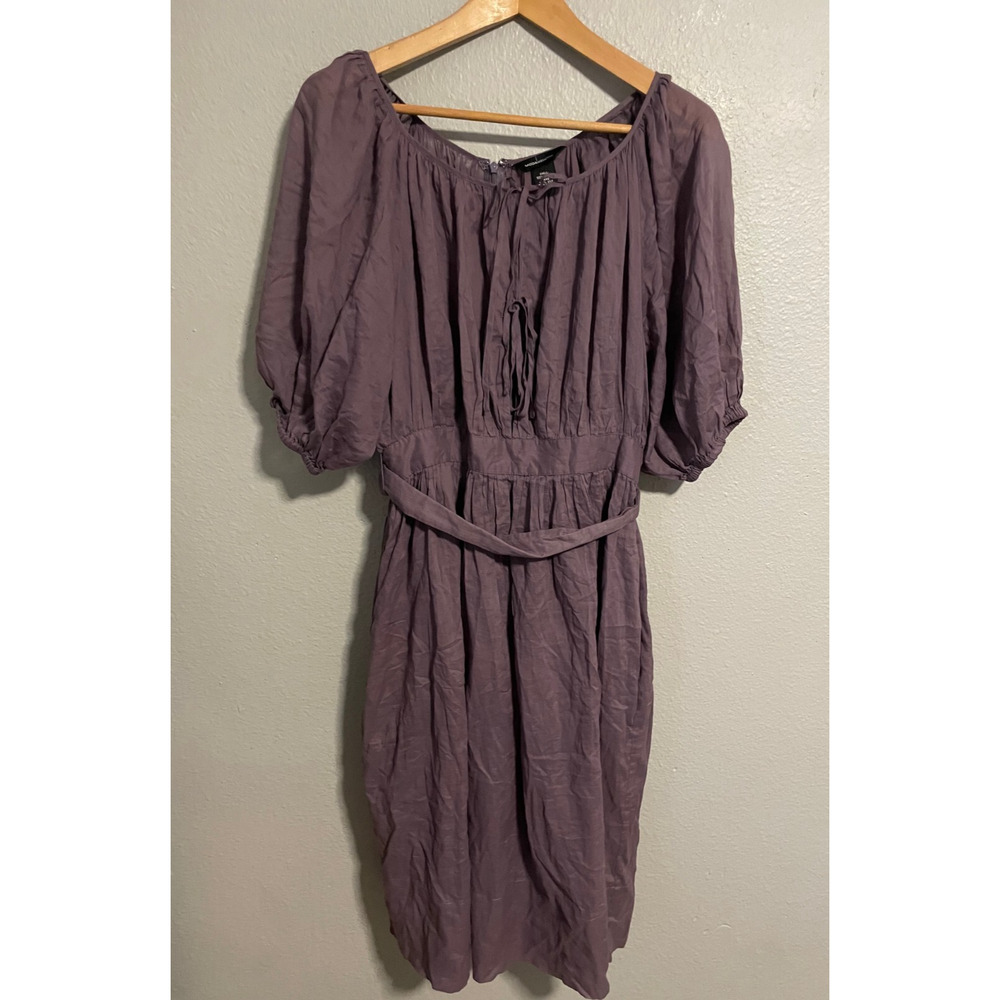 Moda International Womens Dress Size 6 Purple Lagenlook Cottagecore Prairie Y2K